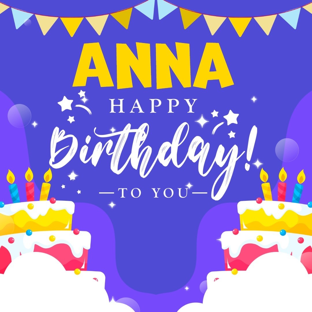 Anna Happy Birthday Image
