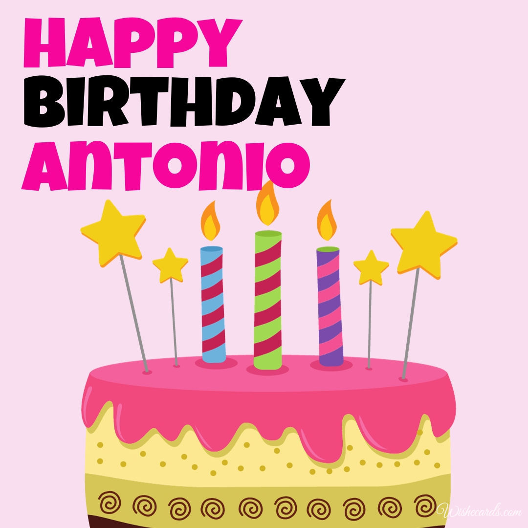 Antonio Happy Birthday