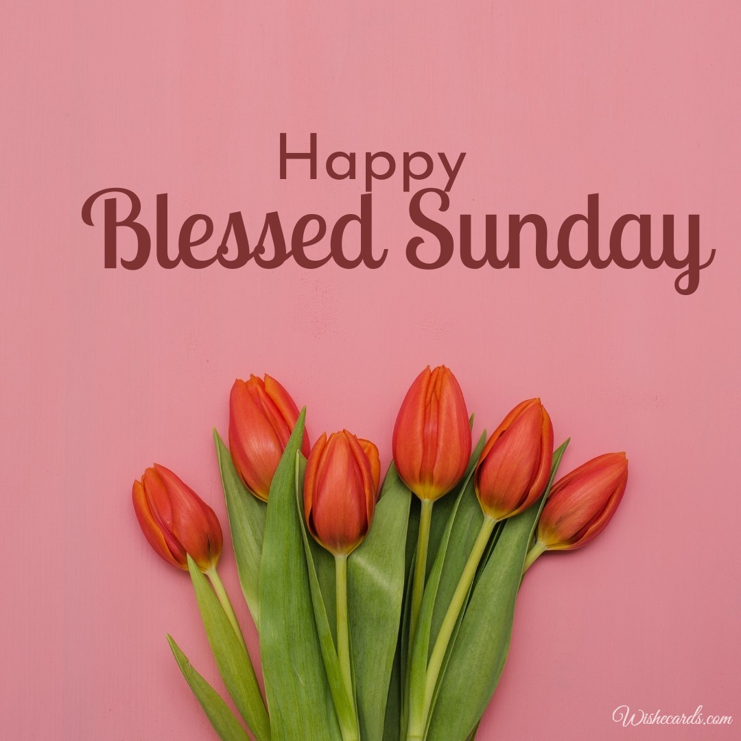 Beautiful Sunday Blessing Image