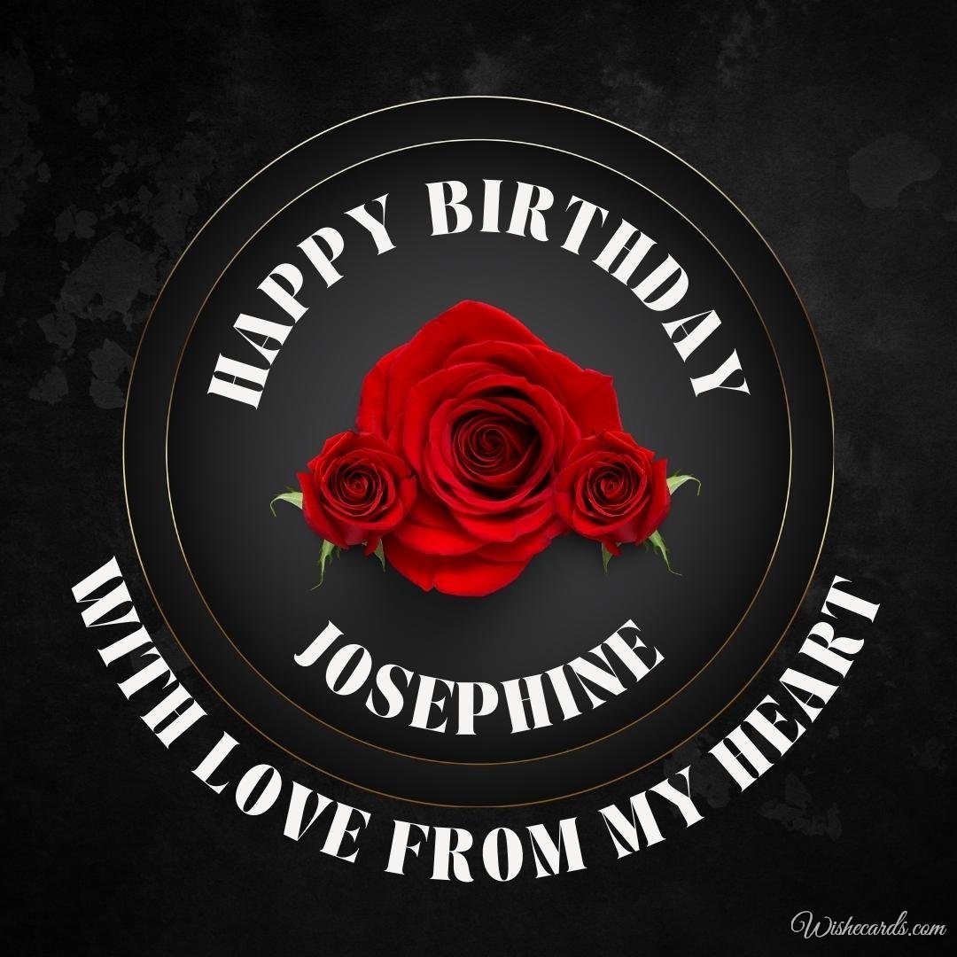 Birthday Ecard For Josephine