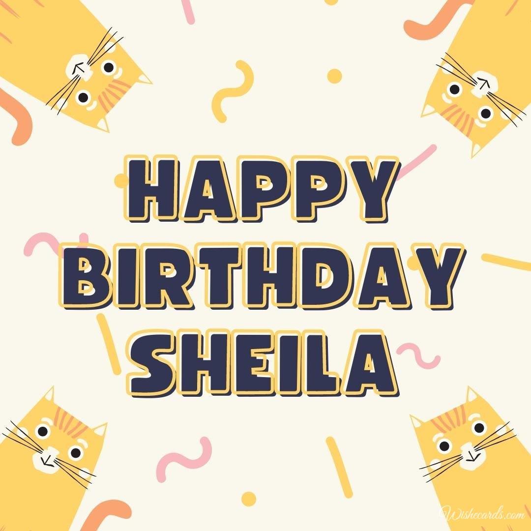 Birthday Ecard For Sheila
