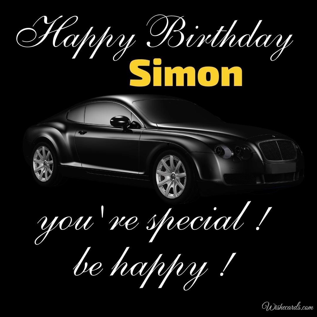 Birthday Ecard For Simon