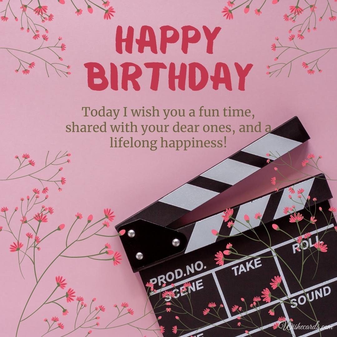 Happy Birthday Cards for Actor and Actress