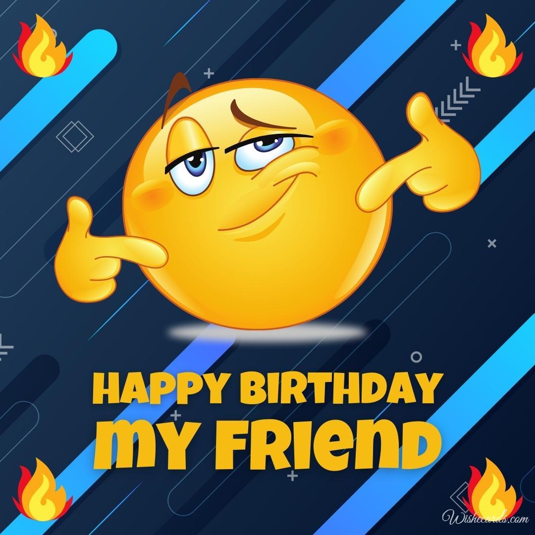 Happy Birthday Emoji Free Cards 