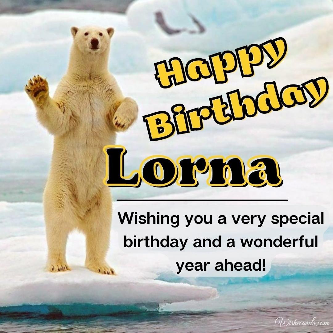 Birthday Greeting Ecard for Lorna