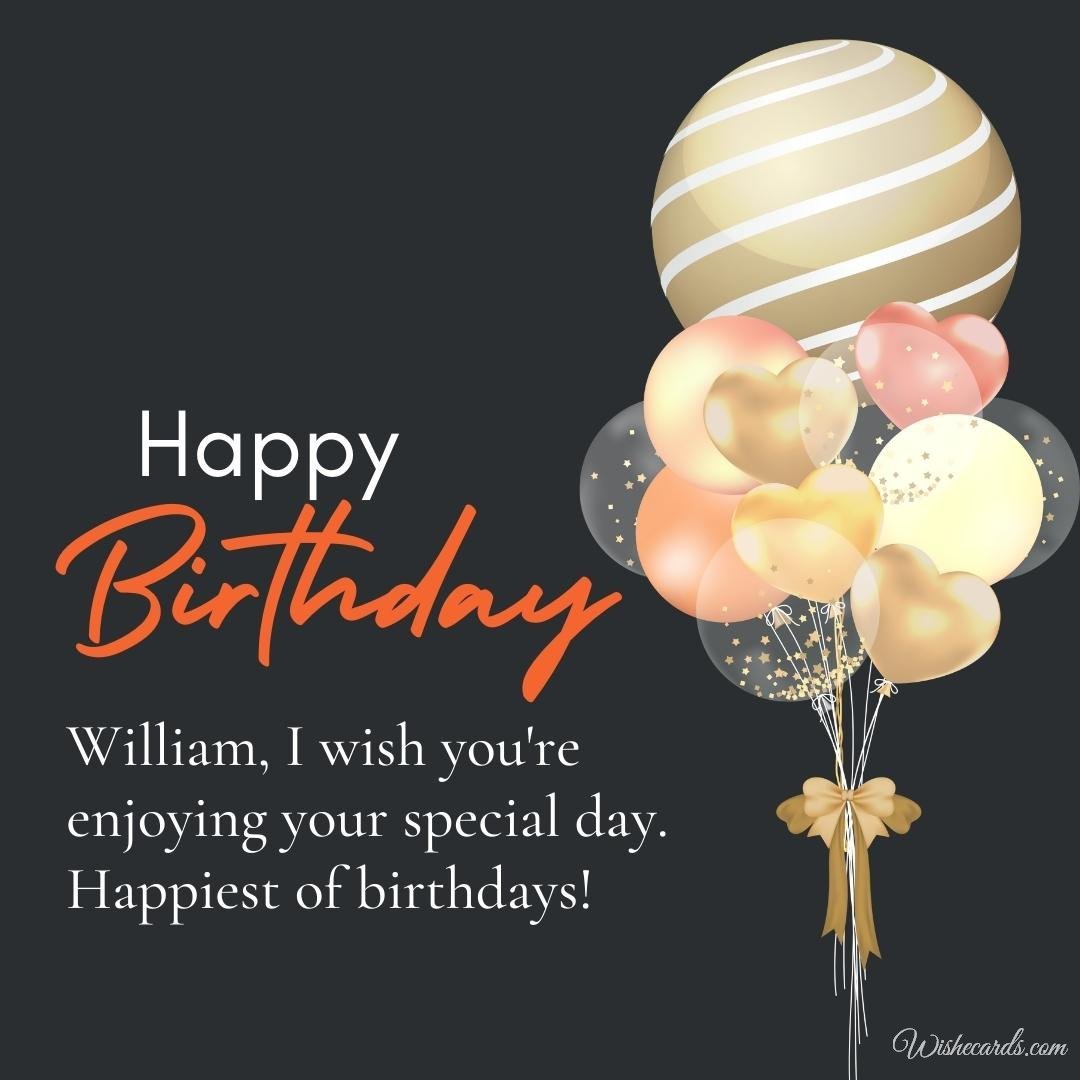 Birthday Greeting Ecard For William
