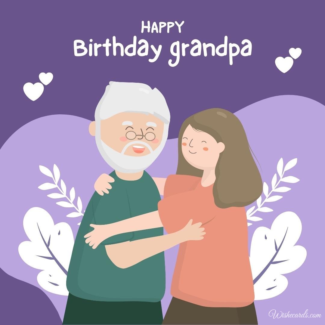 Birthday Wish Ecard for Grandfather