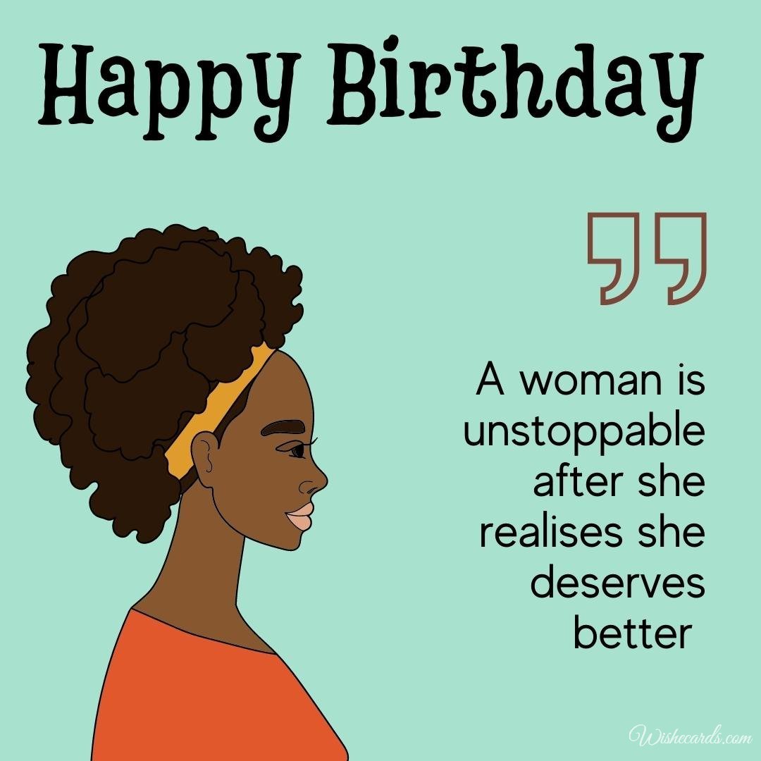 Birthday Wish Ecard for Woman
