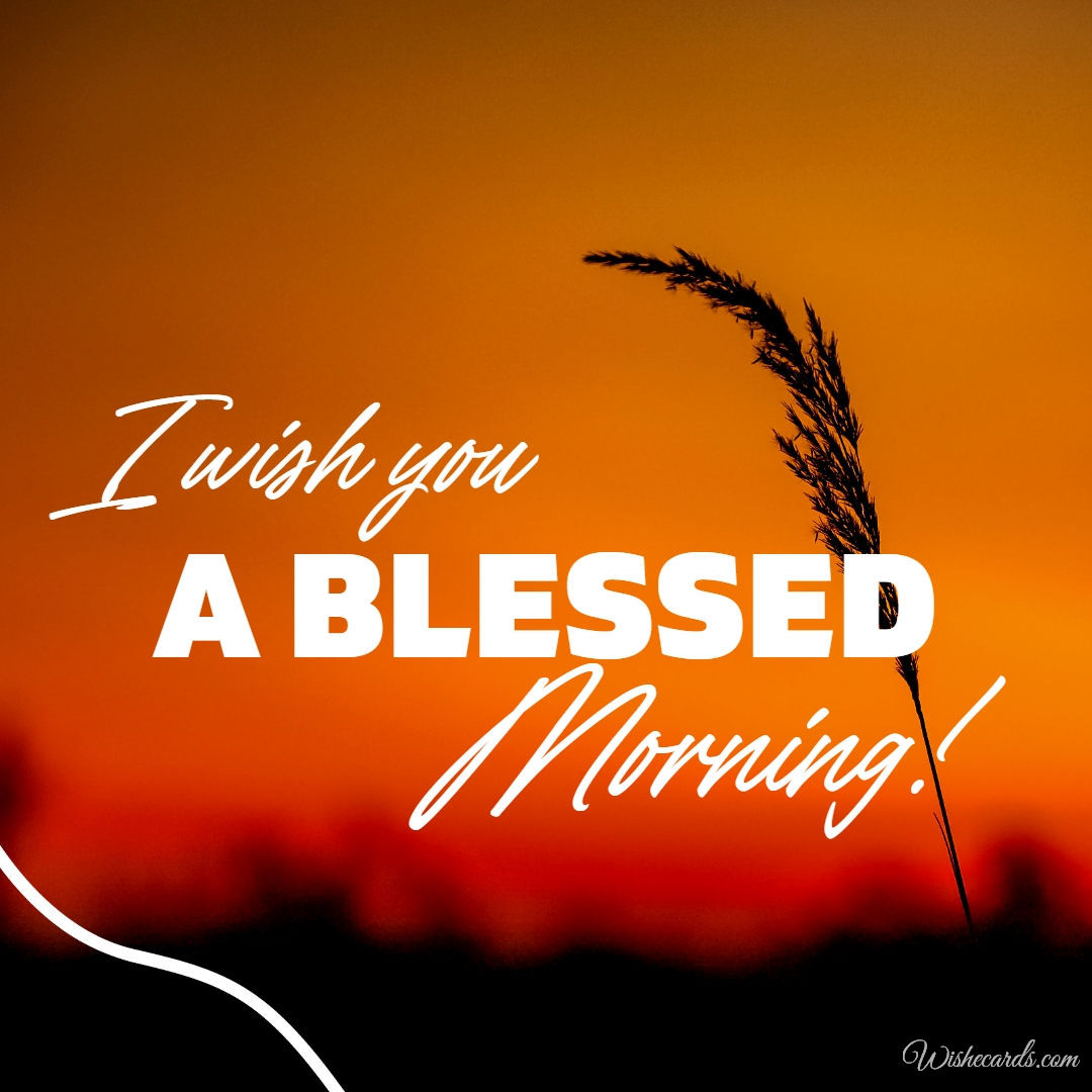 Blessing Morning Wish