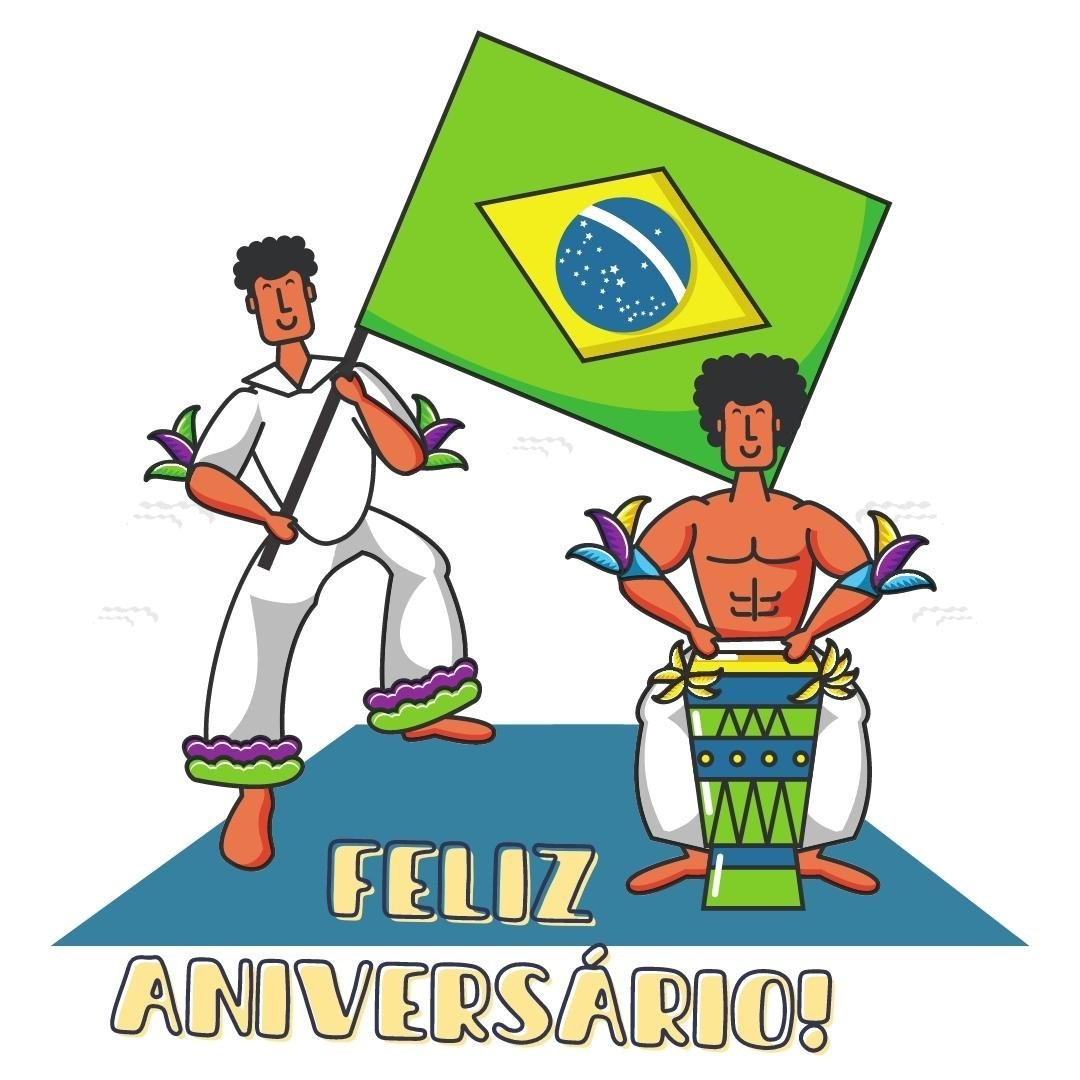 Brazilian Happy Birthday Wish Ecard