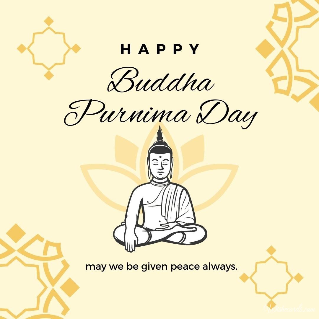Buddha Purnima Day Picture With Text