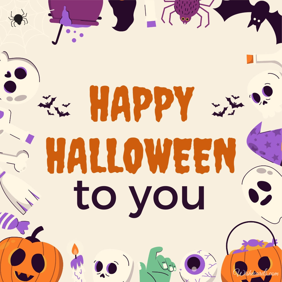Card Happy Halloween