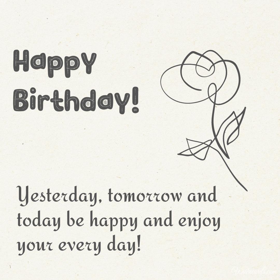 Cute Happy Birthday Wish Ecard
