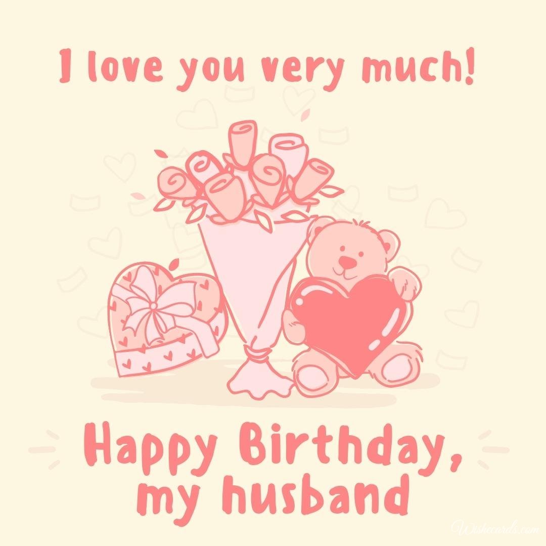 Original Birthday Card for Husband