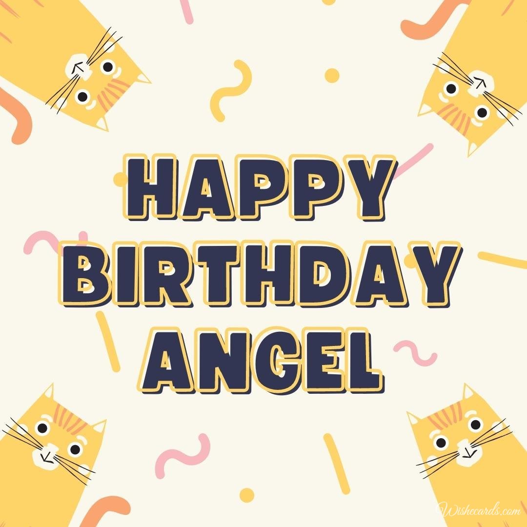 Free Birthday Ecard for Angel
