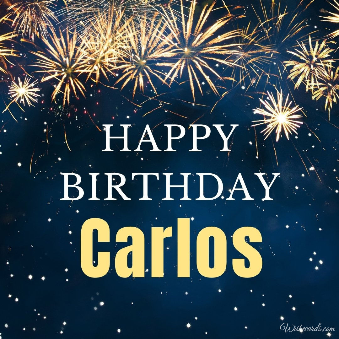 Free Birthday Ecard for Carlos