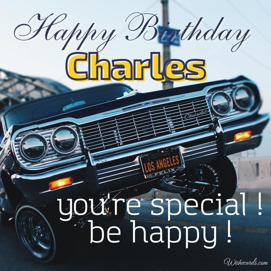 Free Birthday Ecard for Charles