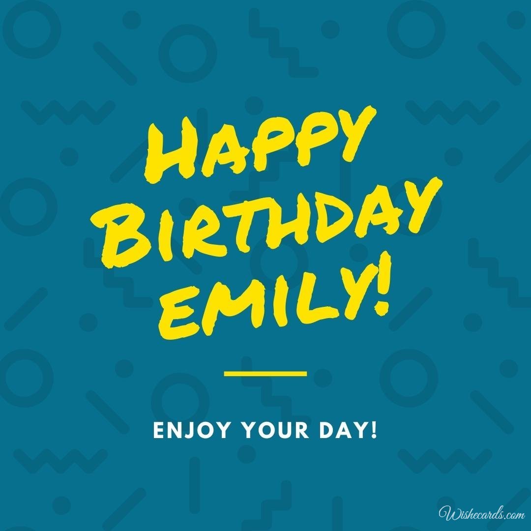 Beautiful Birthday Ecard for Emily