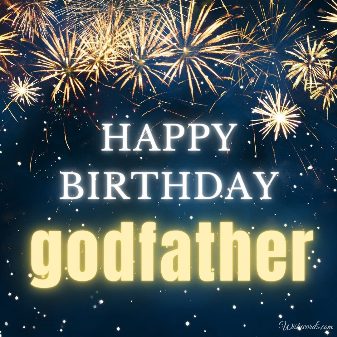 Original Birthday Ecard for Godfather