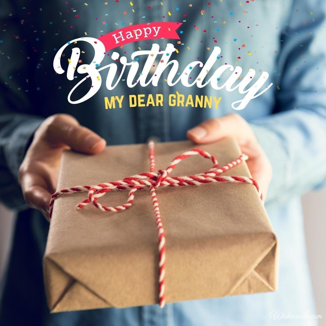 Creative Birthday Ecard for Granny