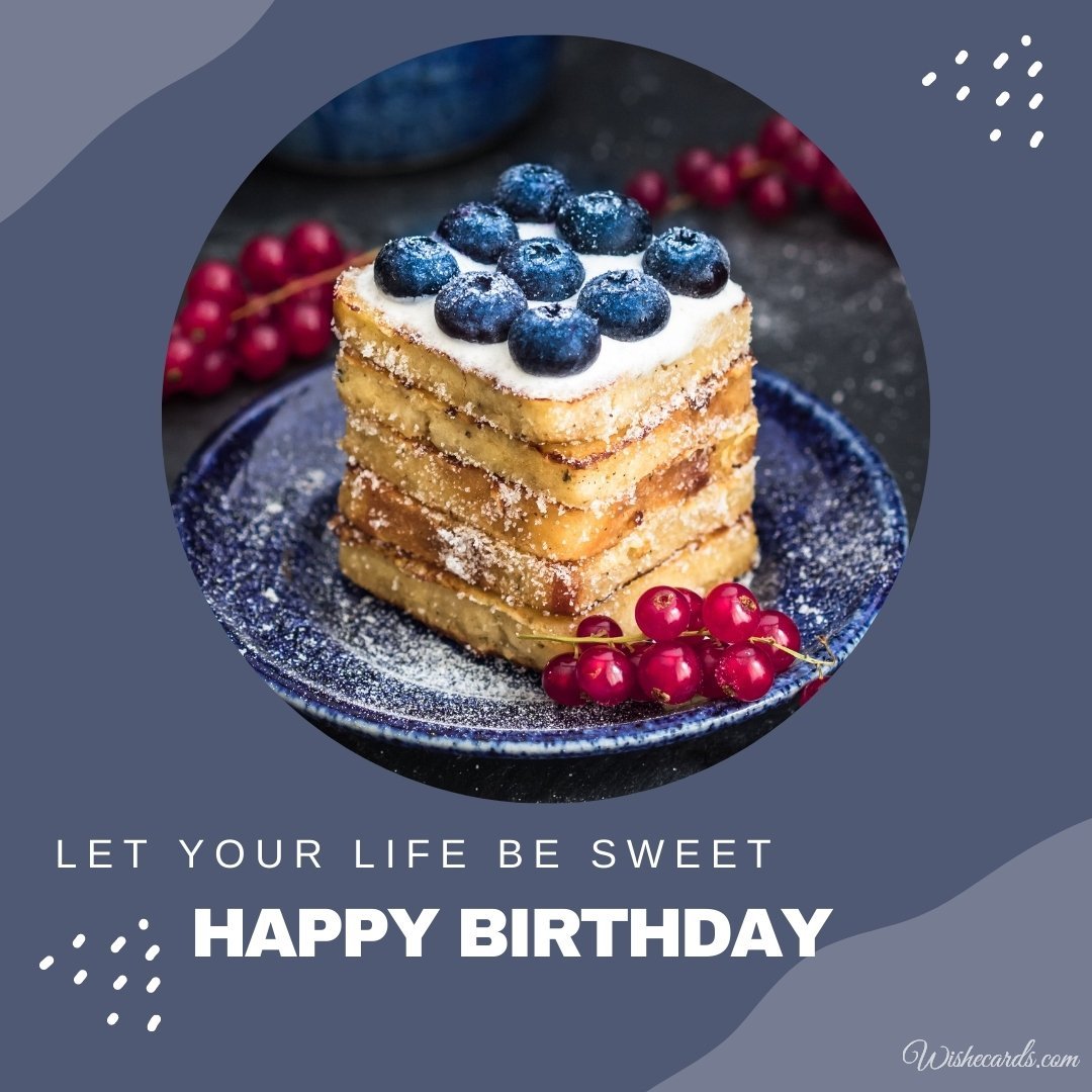 Free Birthday Ecard with Cake