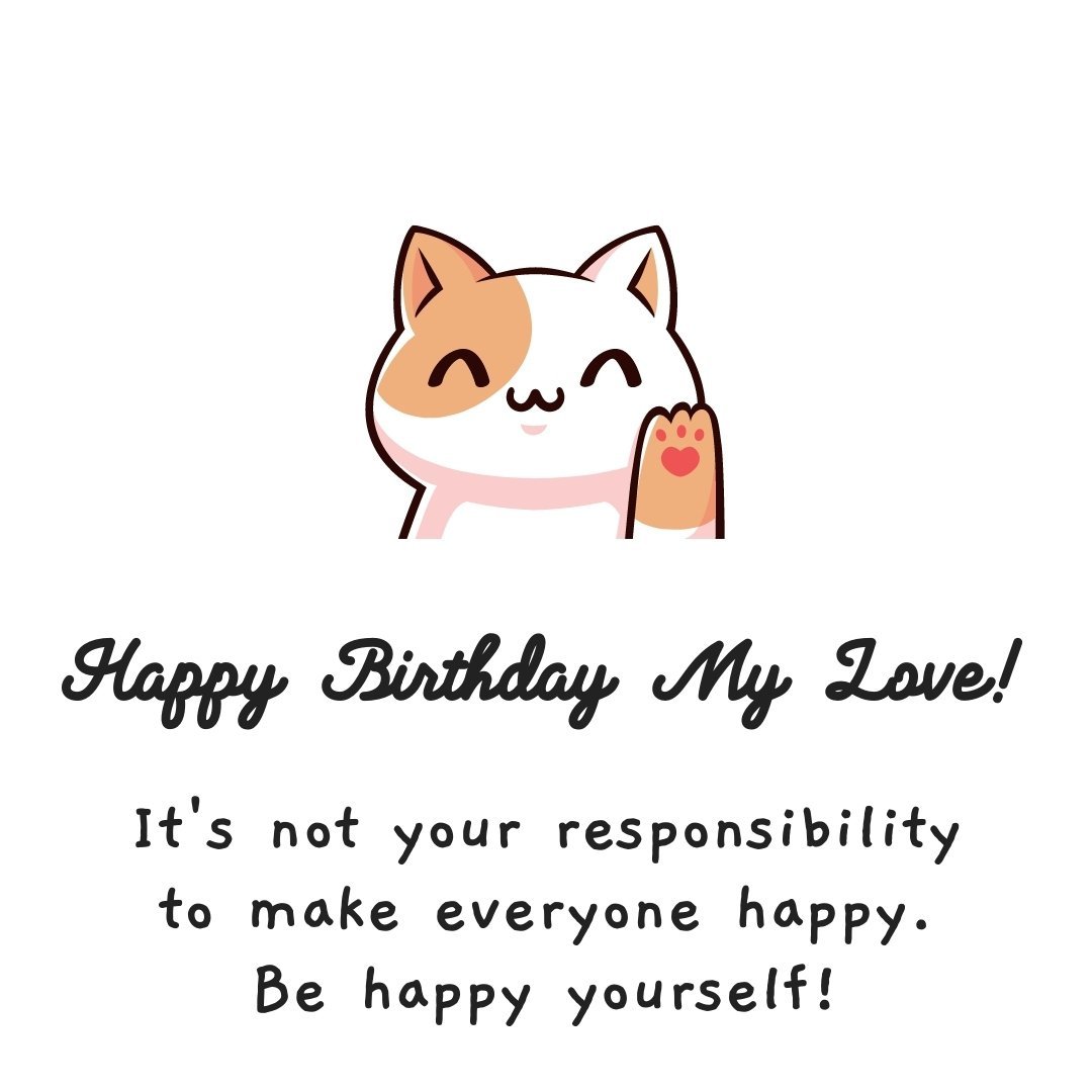 Funny Birthday Card for Beloved