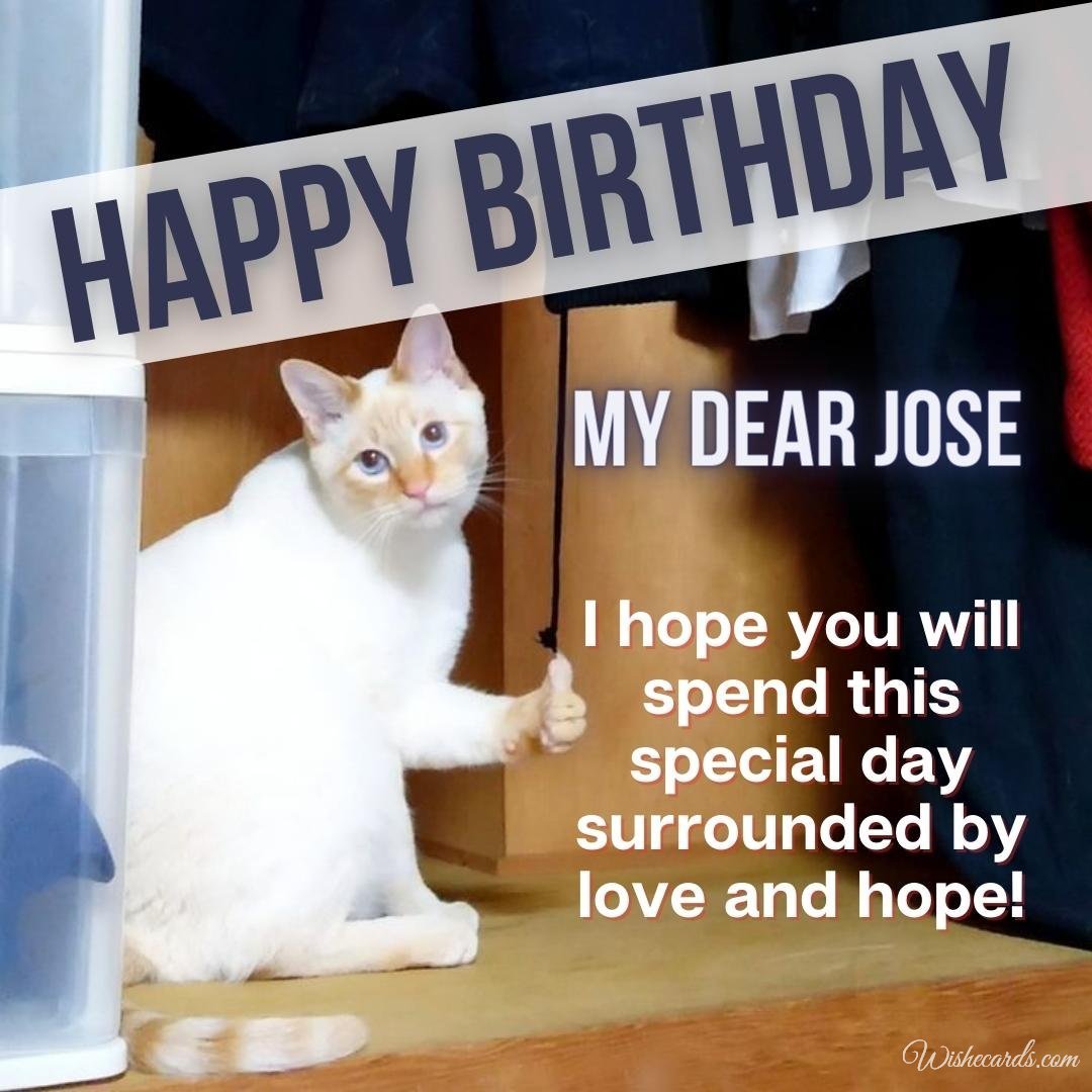 Funny Birthday Ecard For Jose