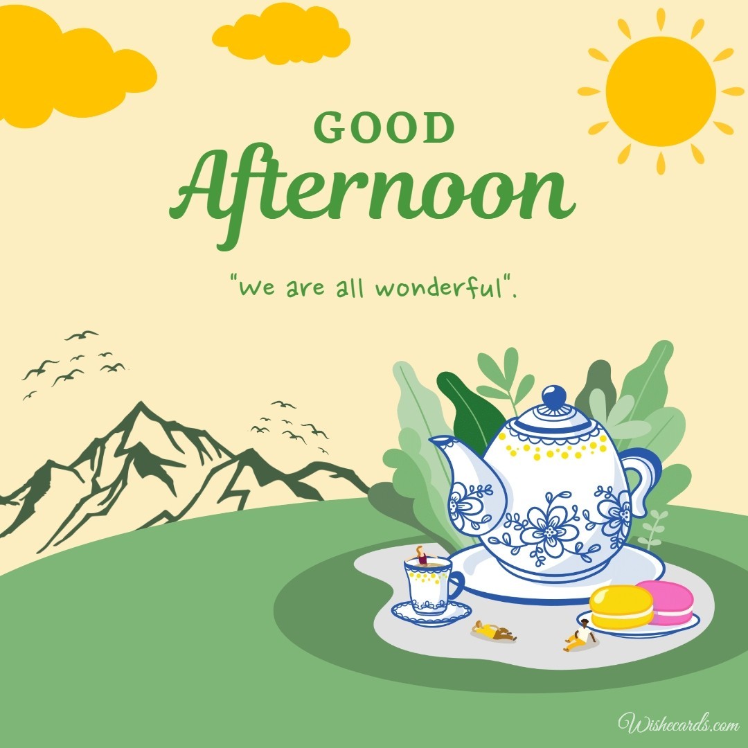 Funny Good Afternoon Card