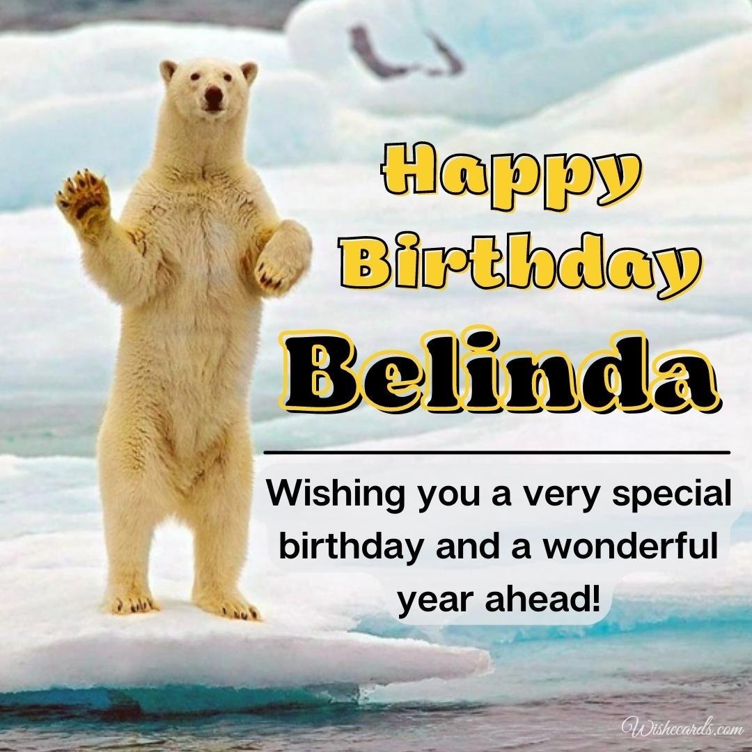 Funny Happy Birthday Ecard for Belinda