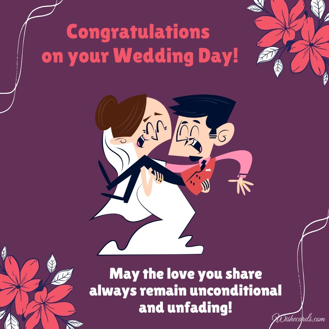 Funny Virtual Wedding Image For Bride