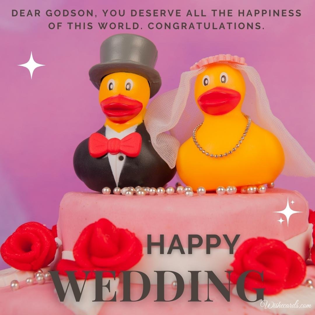 Funny Virtual Wedding Picture For Godson