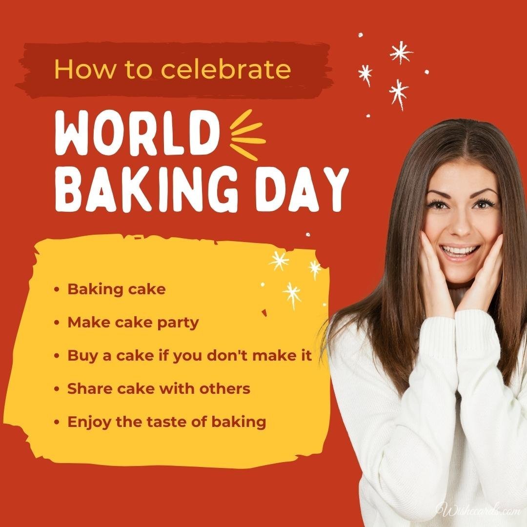 Funny World Baking Day Ecard