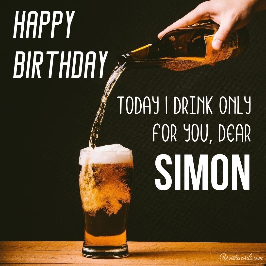Happy Bday Ecard For Simon