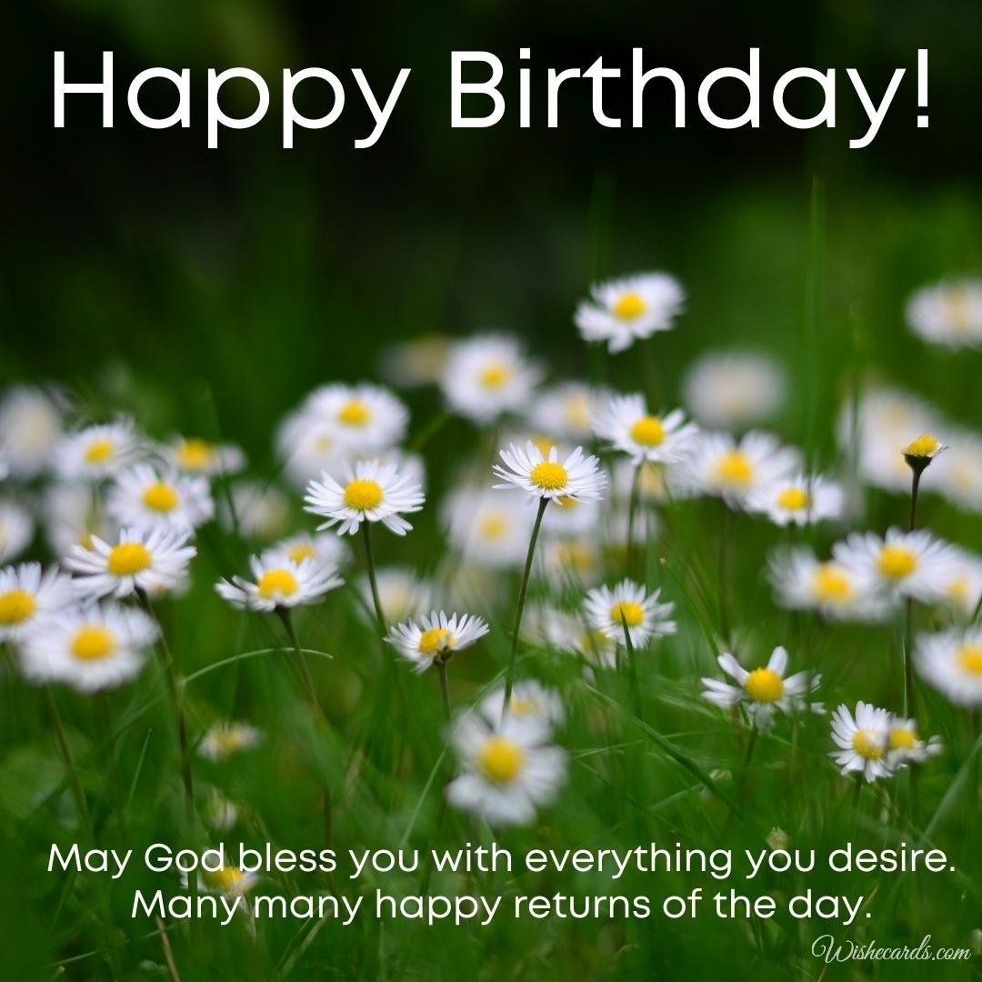 Happy Bday Ecard with Nature