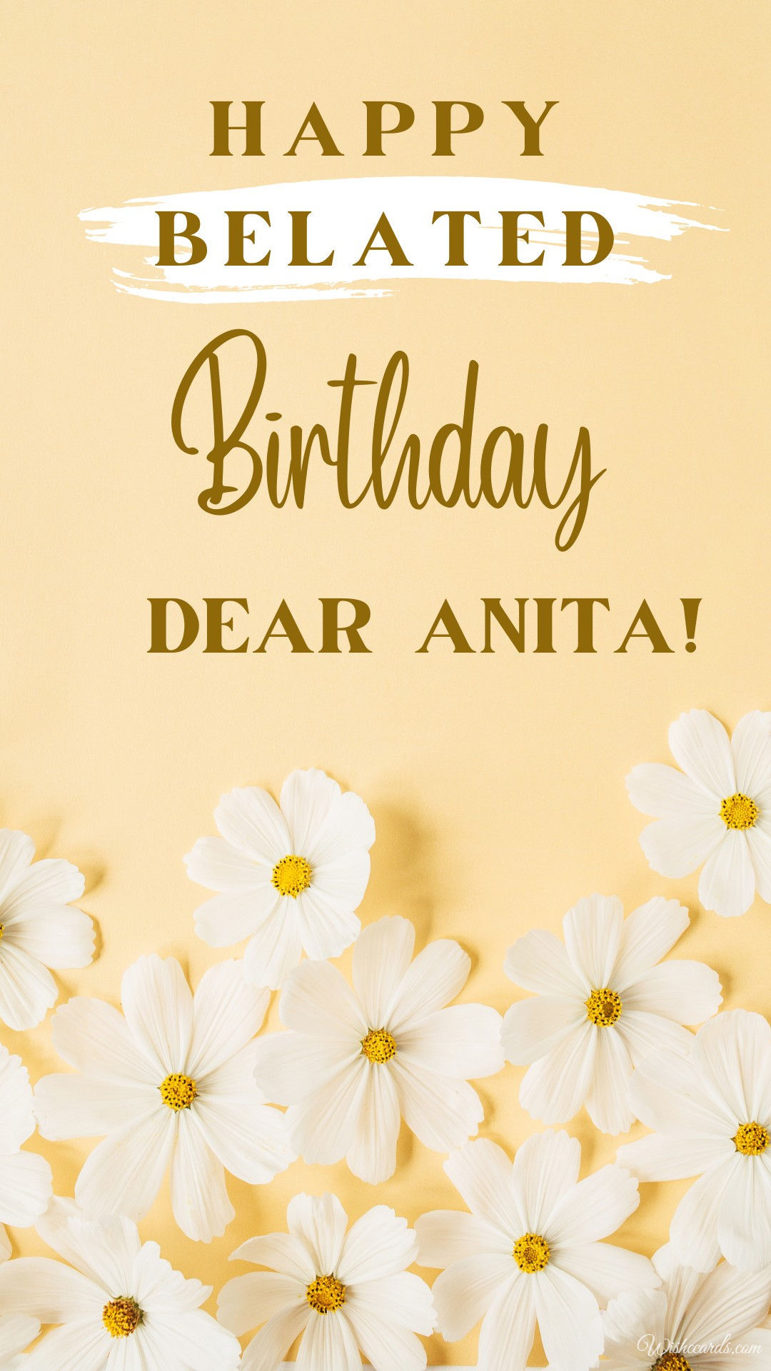 Happy Belated Birthday Anita
