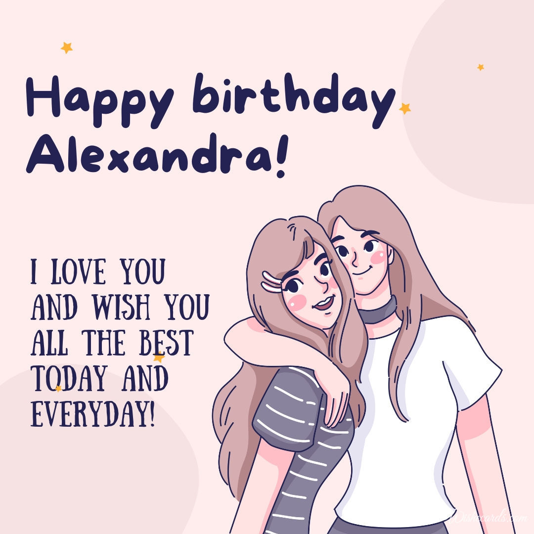 Happy Birthday Alexandra