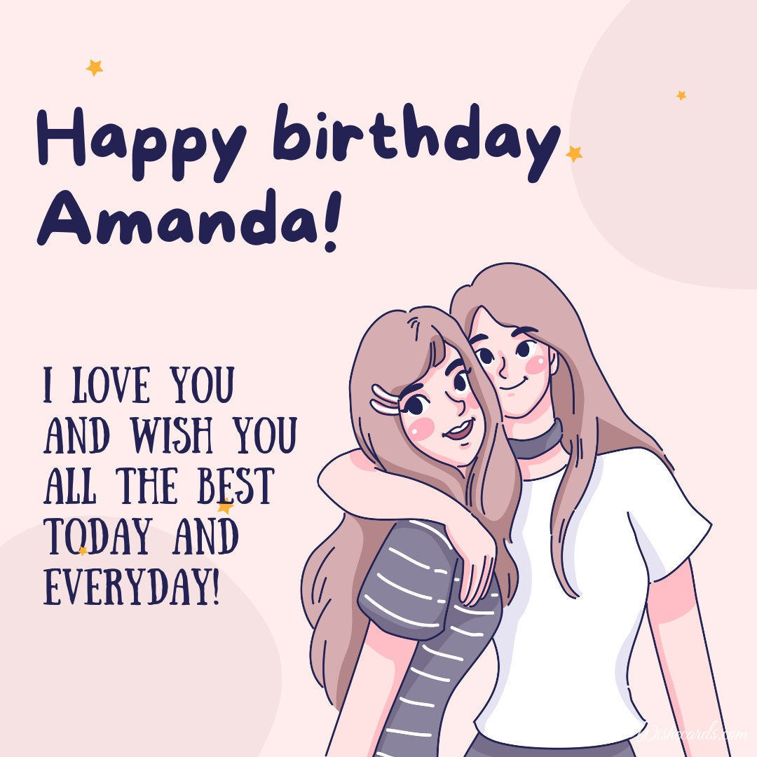Happy Birthday Amanda Image
