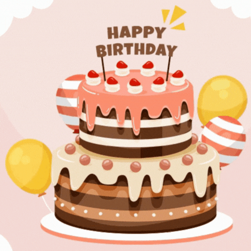 Happy Birthday Cake Image Animated