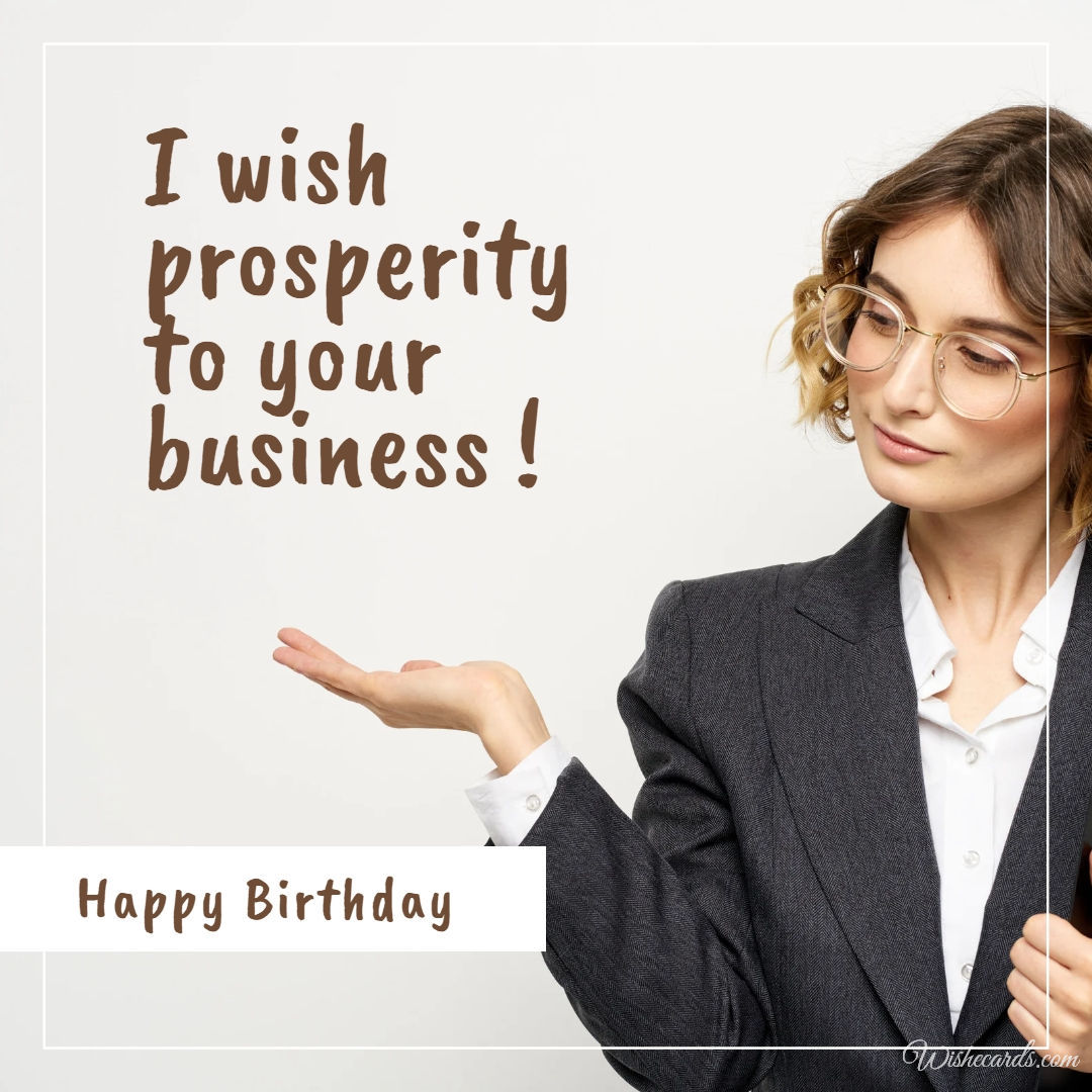 Business Birthday Cards 