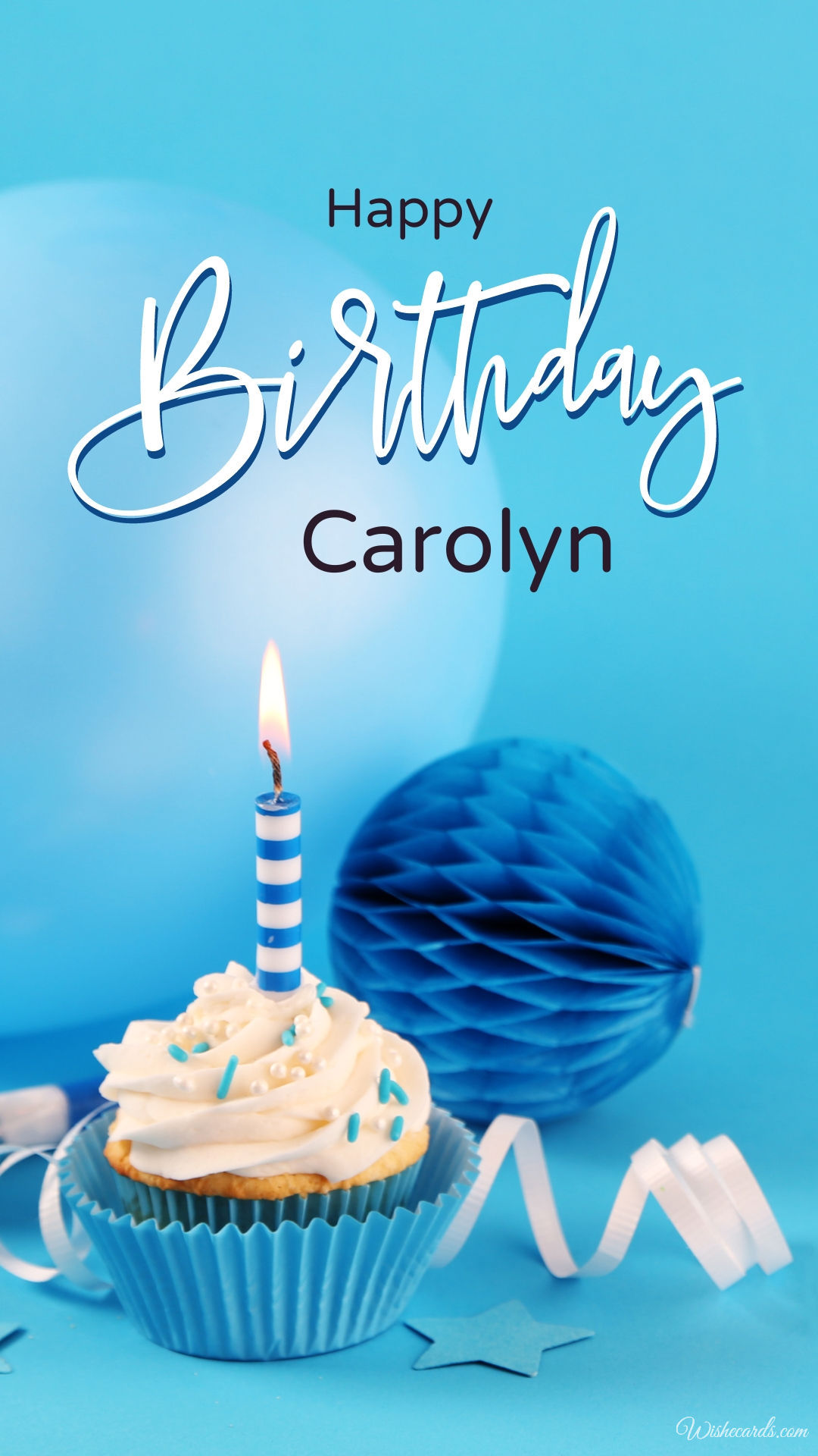 Happy Birthday Carolyn Cake Image