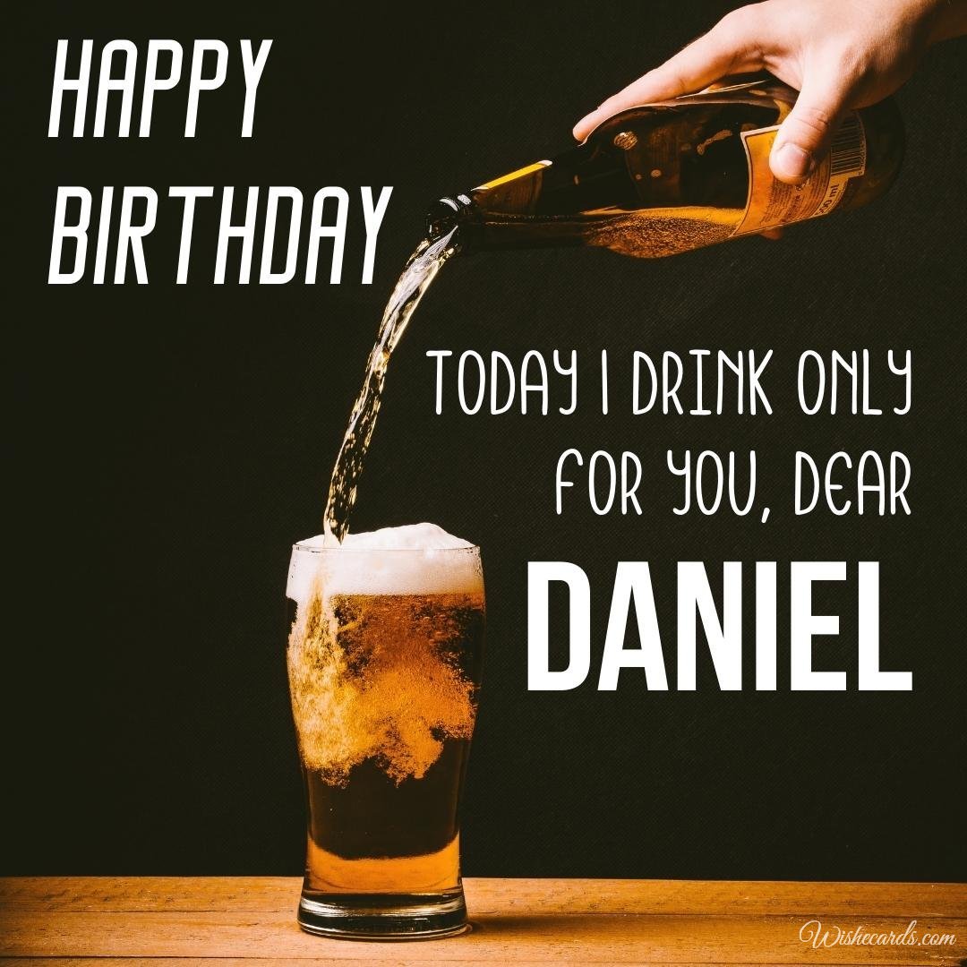 Happy Birthday Ecard for Daniel