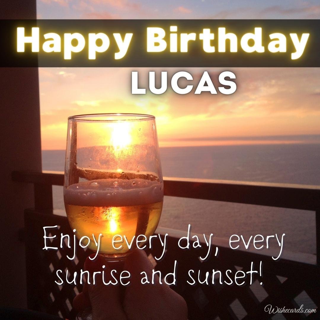 Happy Birthday Ecard for Lucas