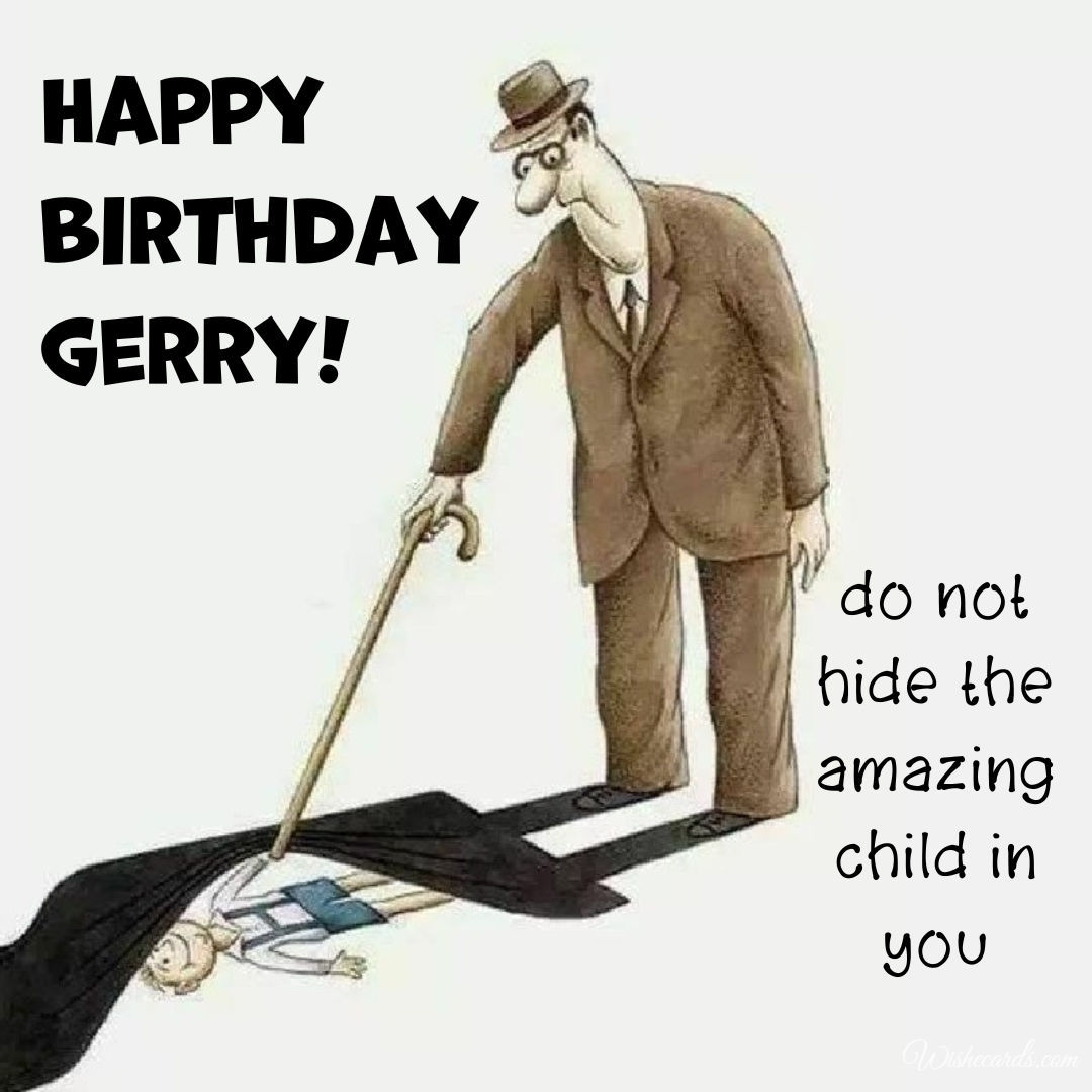 Happy Birthday Gerry Image