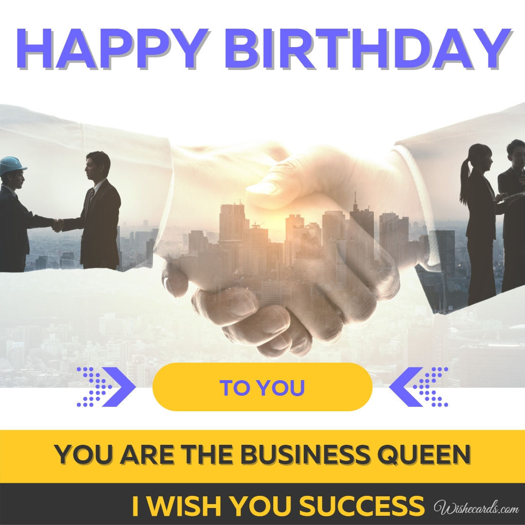 Happy Birthday Images and Funny Cards for Lady Boss