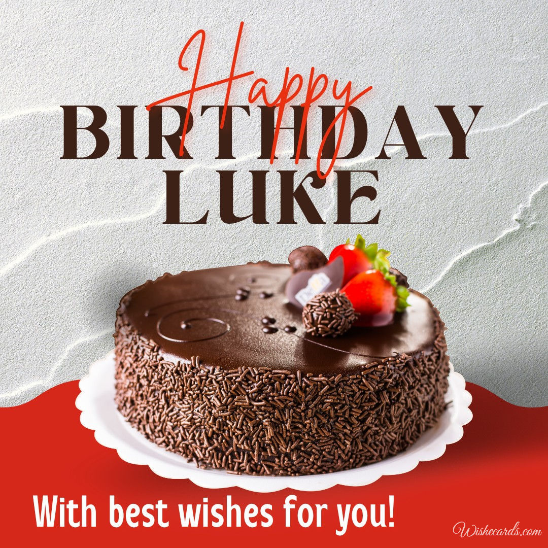 Happy Birthday Luke Cake