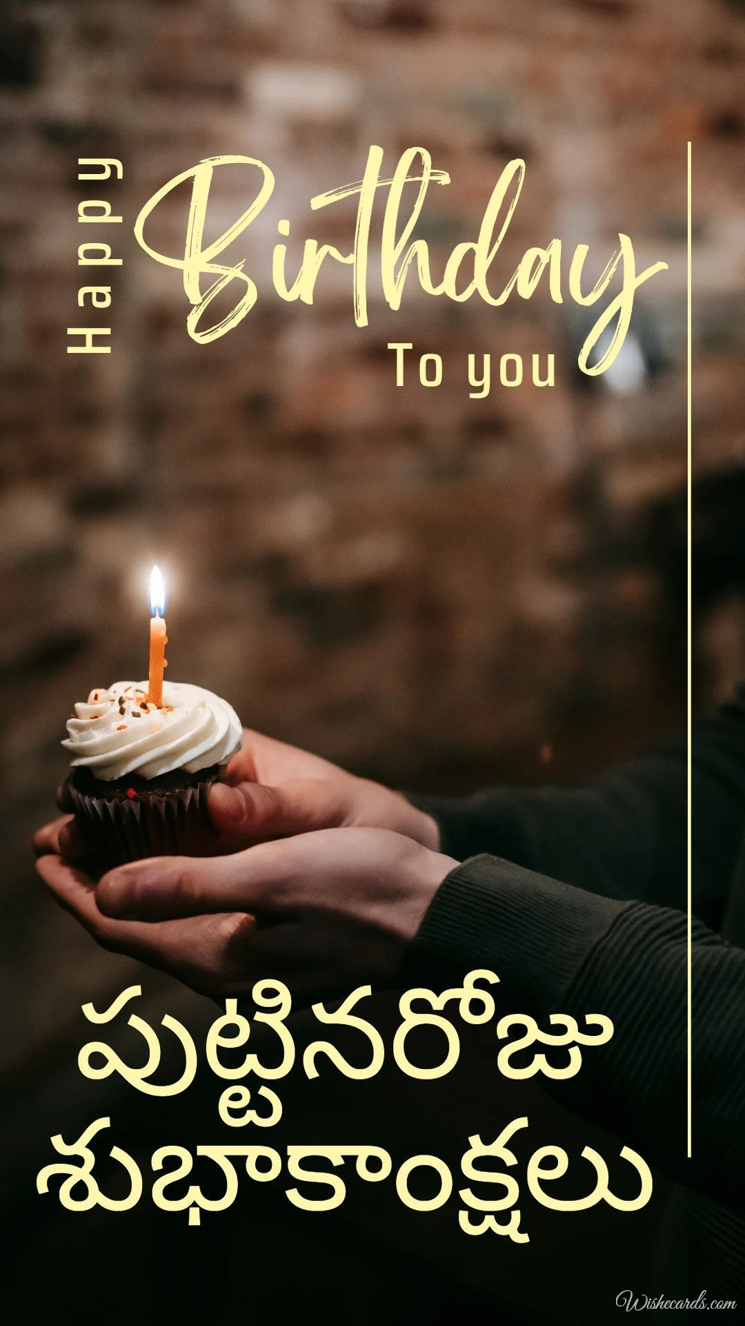 Happy Birthday Wish Telugu Photo