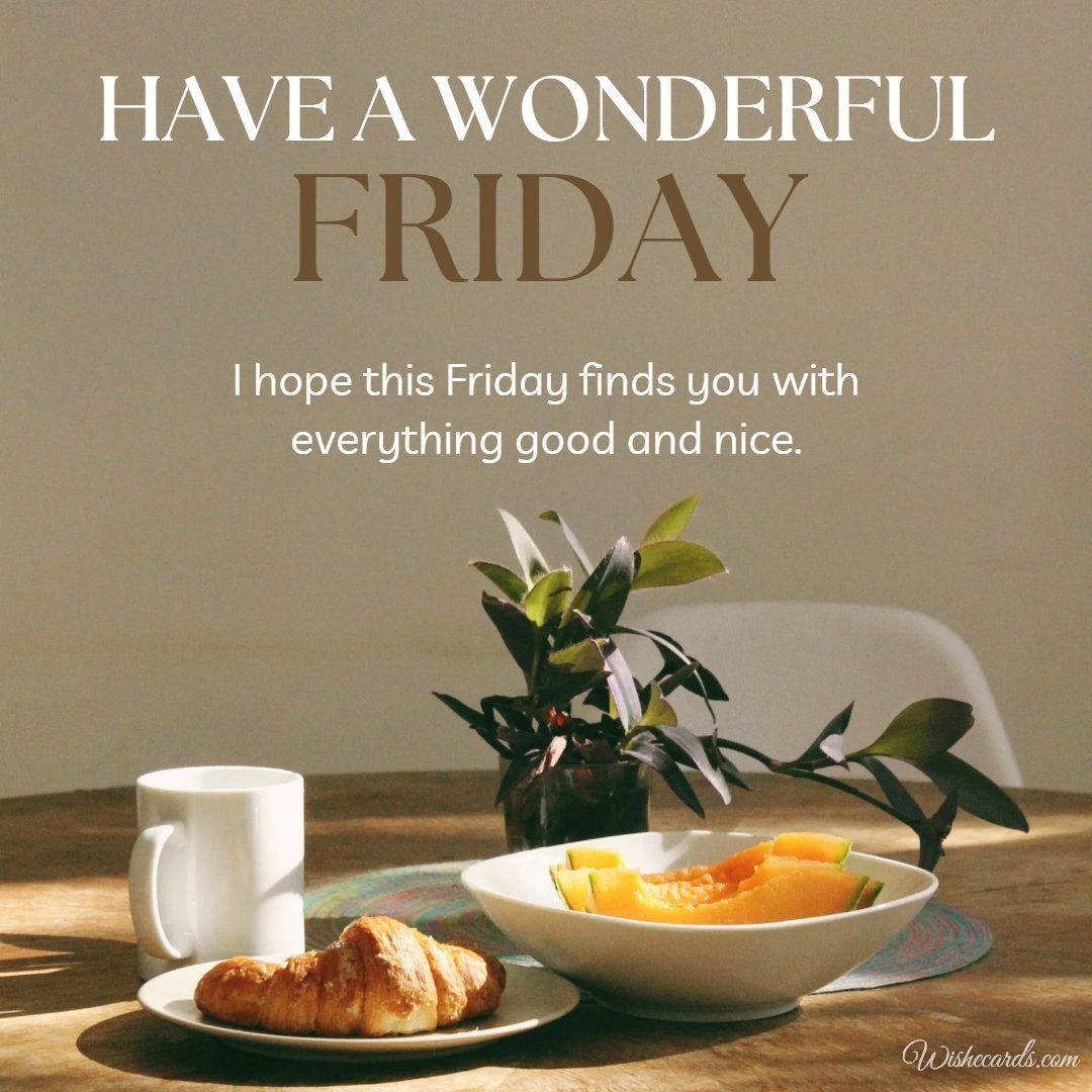 Happy Friday Cool Virtual Picture