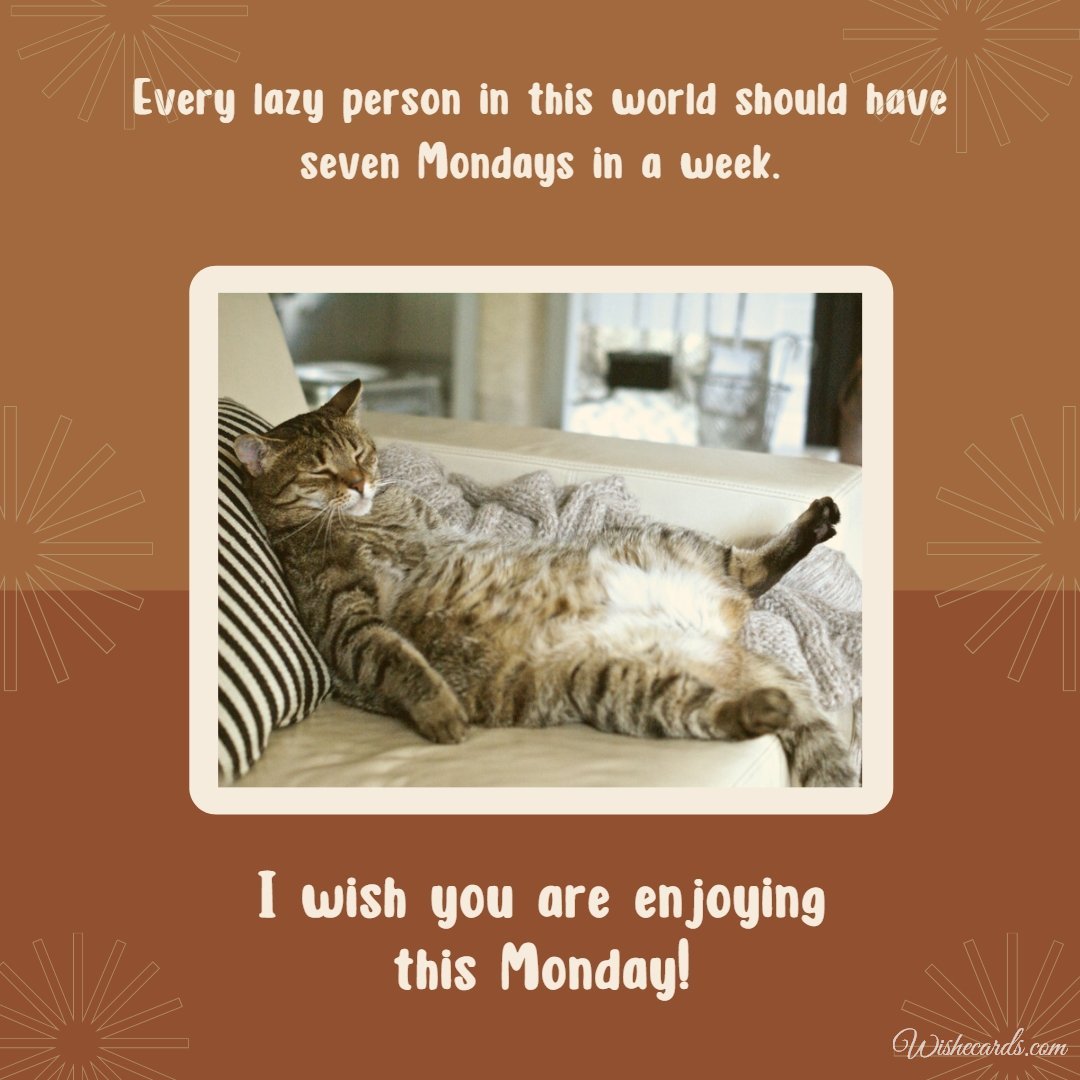 Happy Monday Funny Virtual Picture