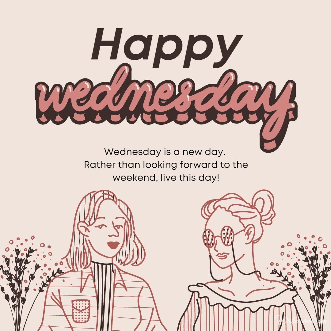 Happy Wednesday Virtual Image