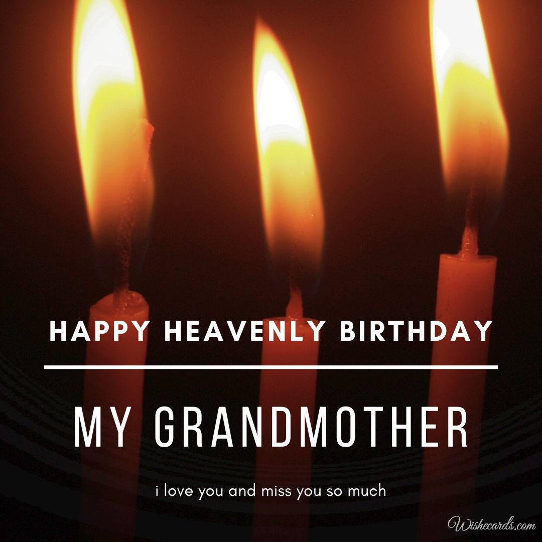Heavenly Birthday Grandmother